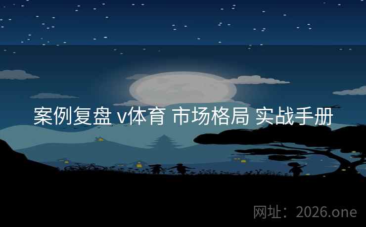 案例复盘 v体育 市场格局 实战手册