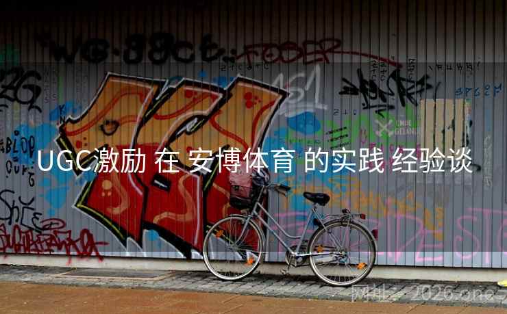 UGC激励 在 安博体育 的实践 经验谈