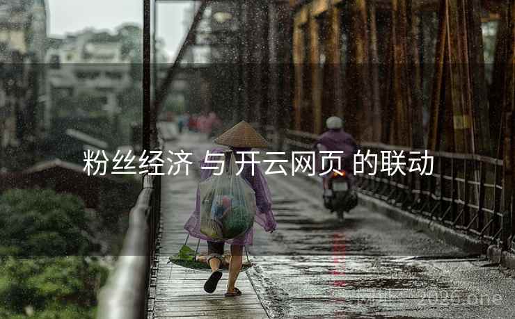 粉丝经济 与 开云网页 的联动