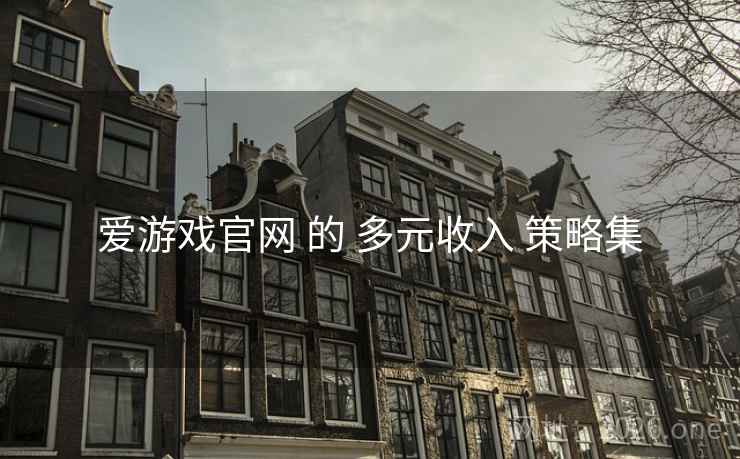 爱游戏官网 的 多元收入 策略集