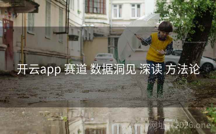 开云app 赛道 数据洞见 深读 方法论