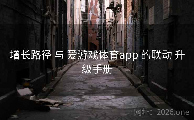 增长路径 与 爱游戏体育app 的联动 升级手册